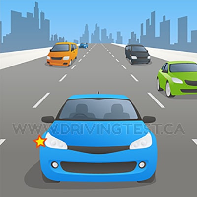 Test 3 - In what situation do you have to use your turn signals?