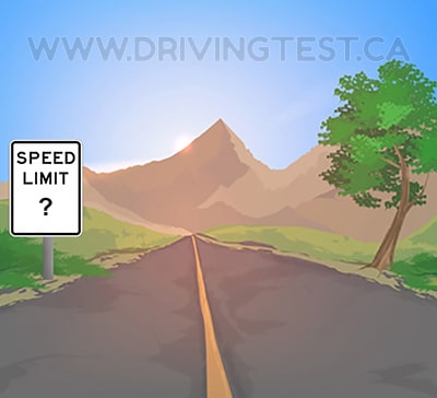 Test 3 - Unless there's other indication, what is the maximum speed limit in cities, towns, or villages in Quebec?