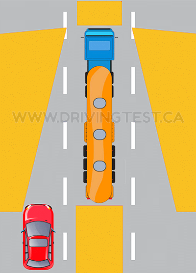 Test 4 - Where do trucks and other heavy vehicles have blind spots?