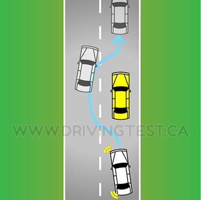 Test 3 - What are you not allowed to do while you are being passed?